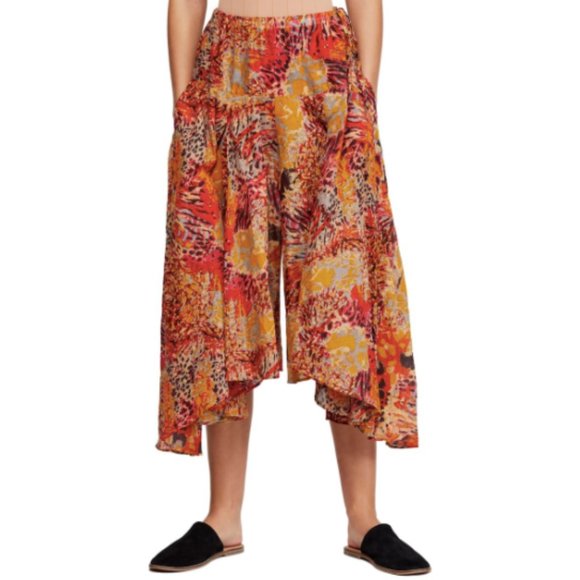 Free People Pants - Free People Fallon Print Wide Leg Pant XS & Small